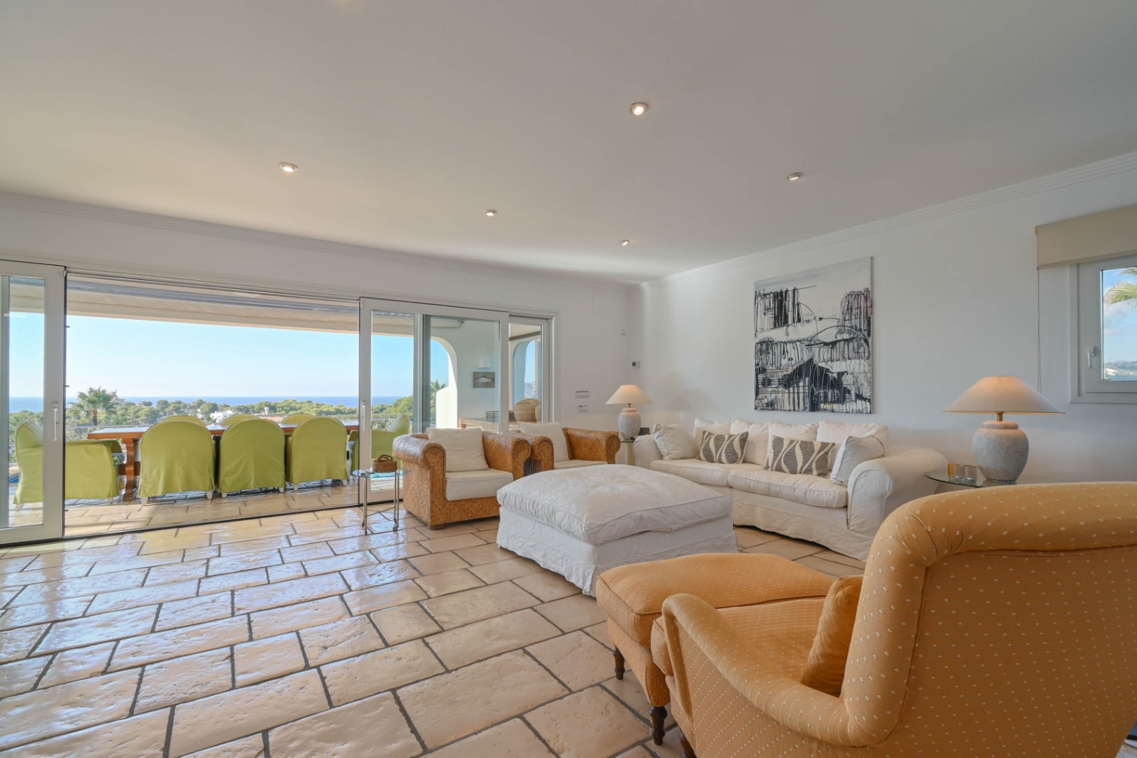Villa méditerranéenne avec des vues spectaculaires sur la mer près d'El Portet, Moraira