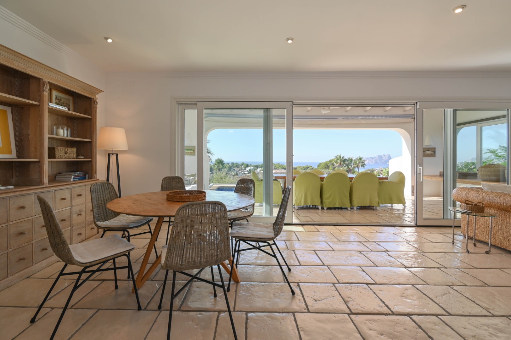 Villa méditerranéenne avec des vues spectaculaires sur la mer près d'El Portet, Moraira