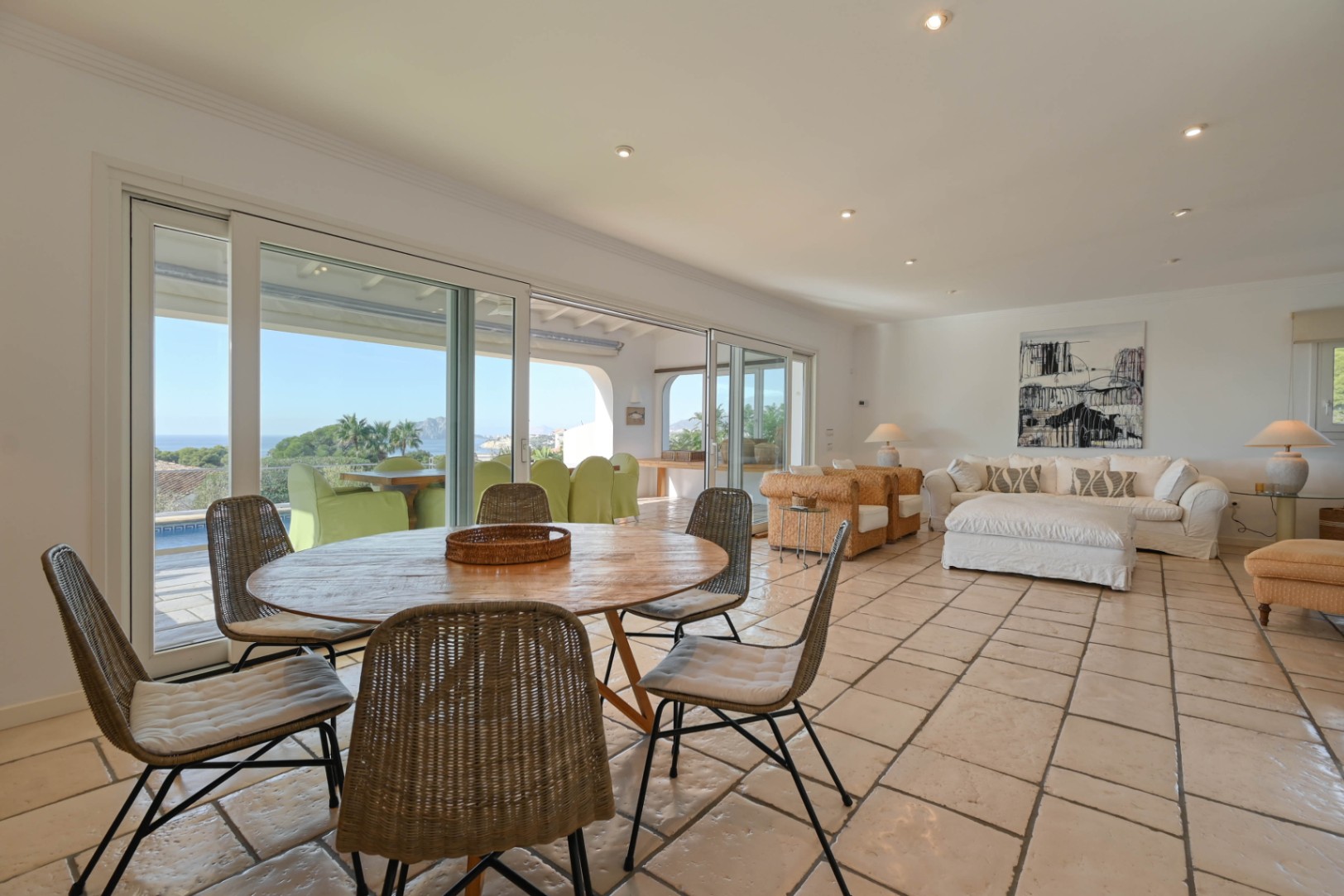 Villa méditerranéenne avec des vues spectaculaires sur la mer près d'El Portet, Moraira
