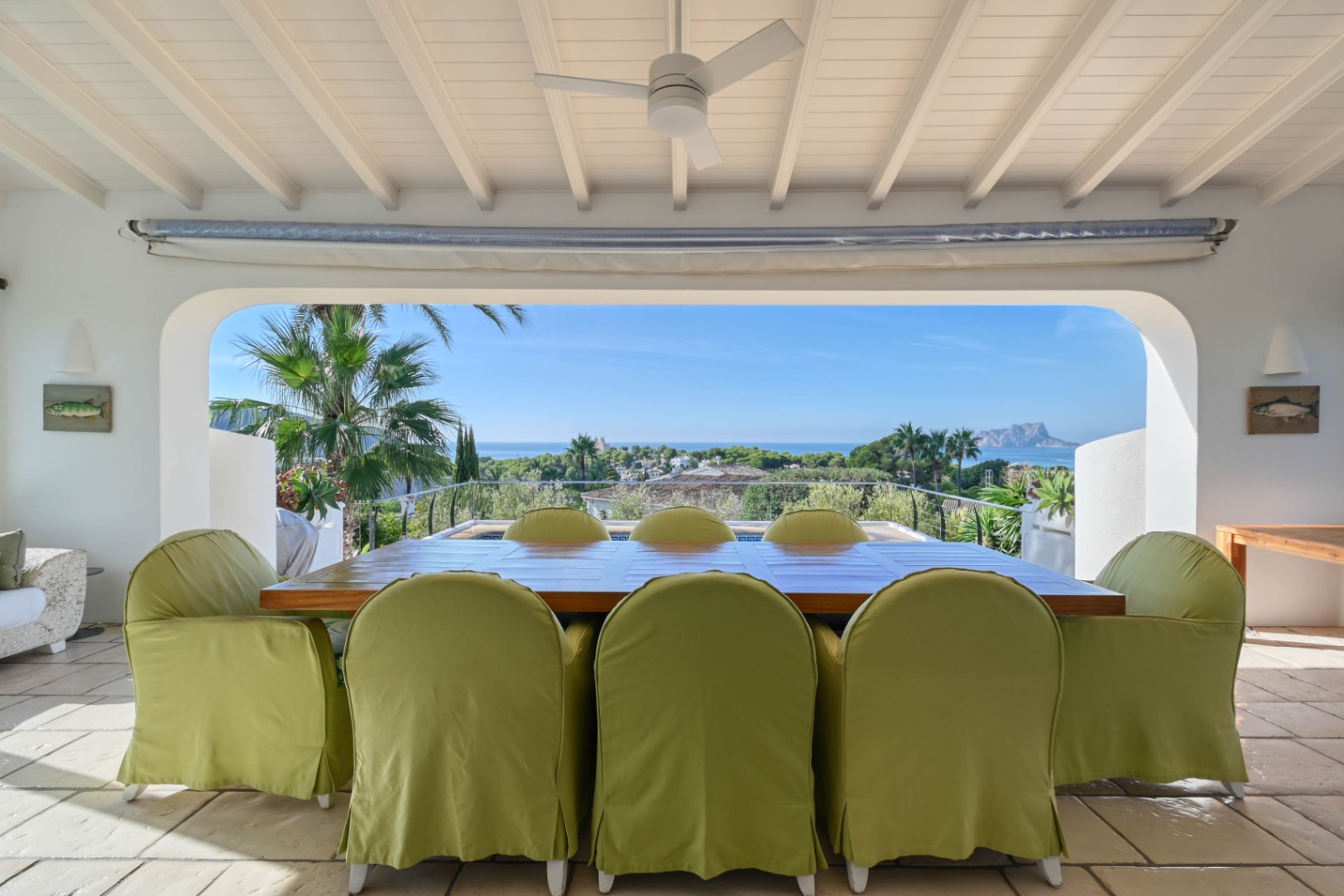 Villa méditerranéenne avec des vues spectaculaires sur la mer près d'El Portet, Moraira