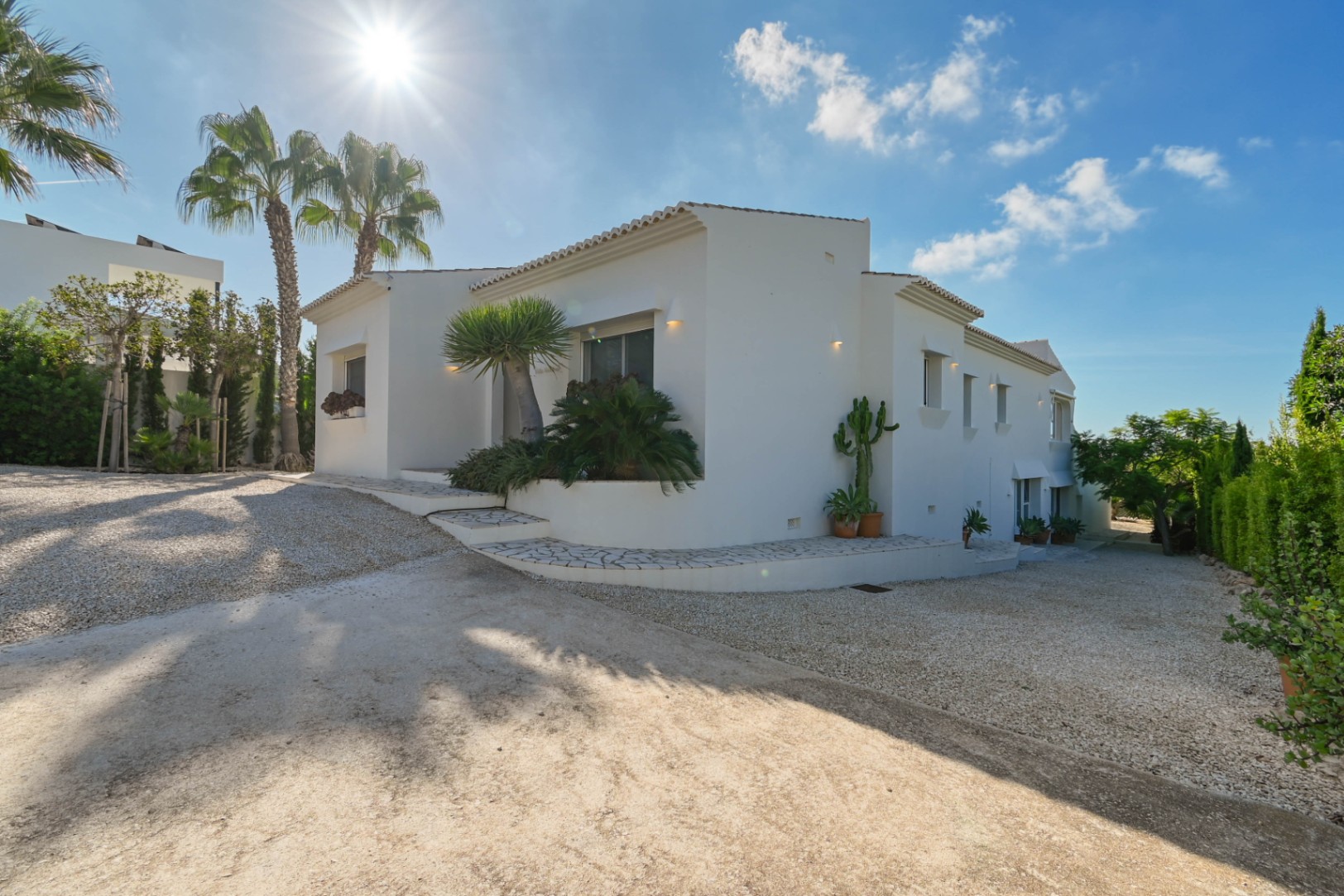 Villa méditerranéenne avec des vues spectaculaires sur la mer près d'El Portet, Moraira