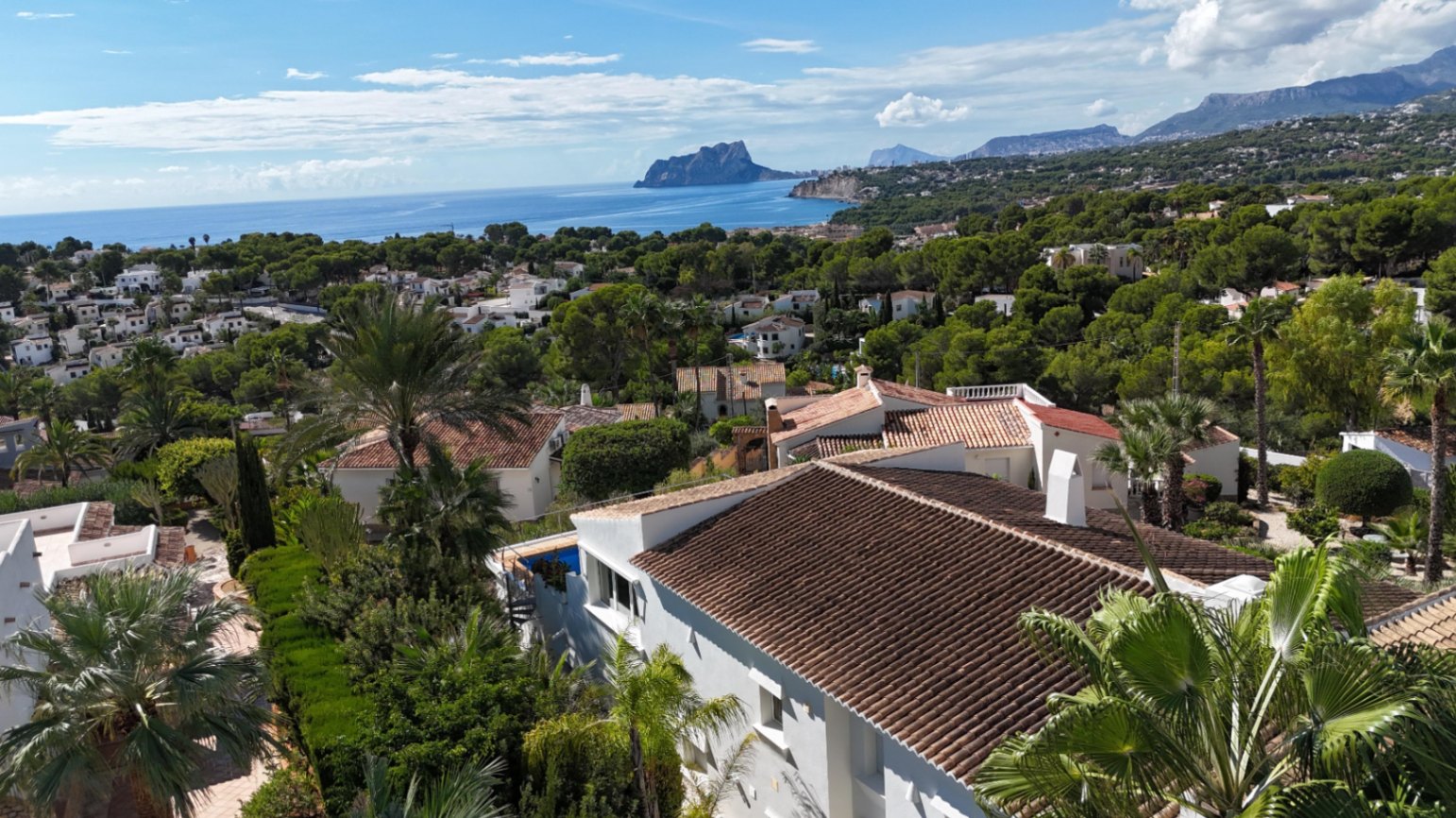 Villa méditerranéenne avec des vues spectaculaires sur la mer près d'El Portet, Moraira