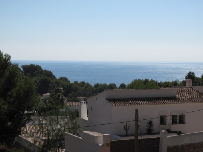 Une nouvelle villa à vendre avec vue sur la mer à Moraira