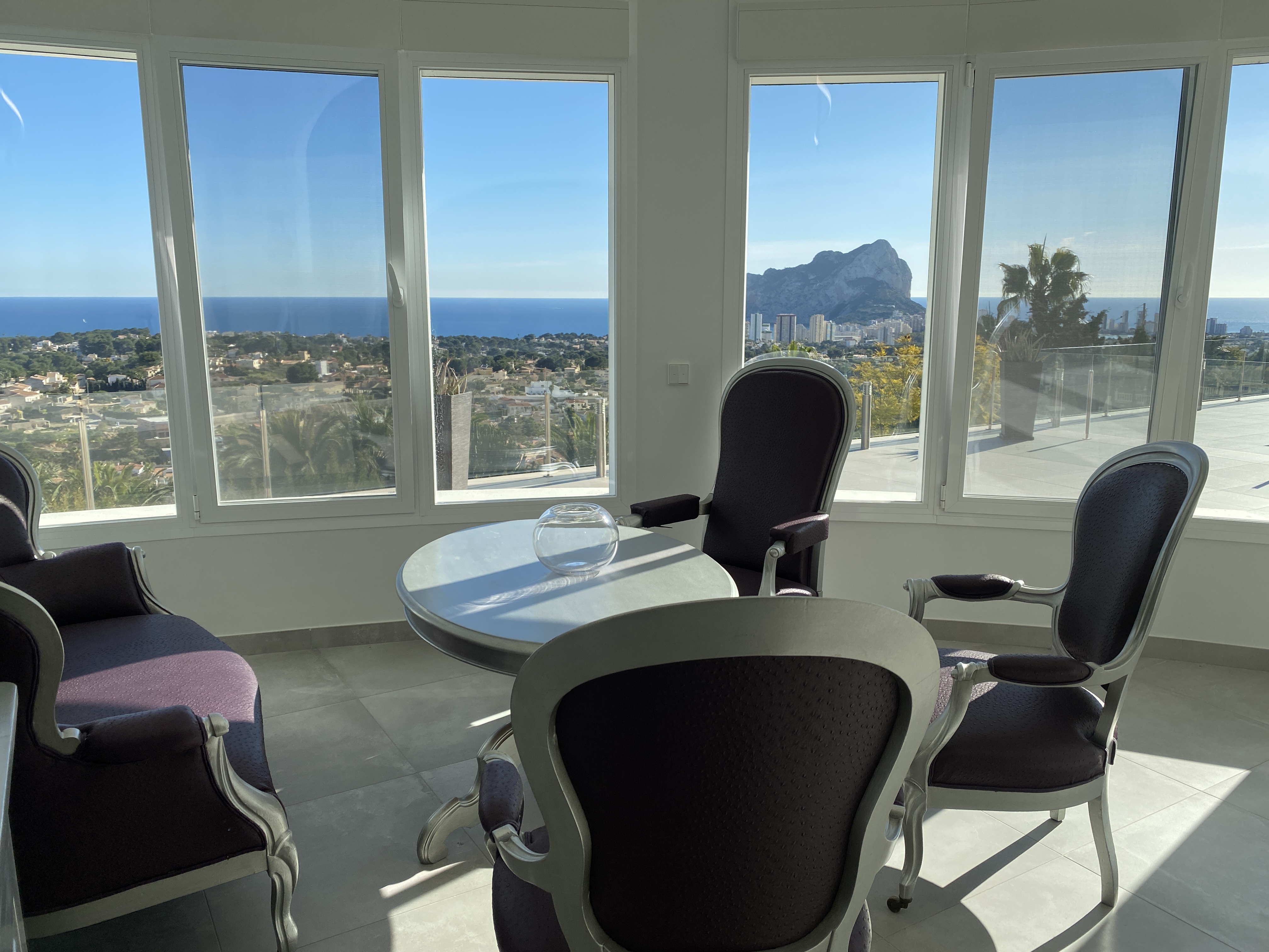 Villa à vendre avec vue panoramique sur la mer entre Moraira et Calpe
